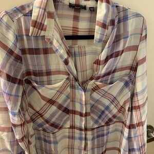 Dex size small plaid shirt